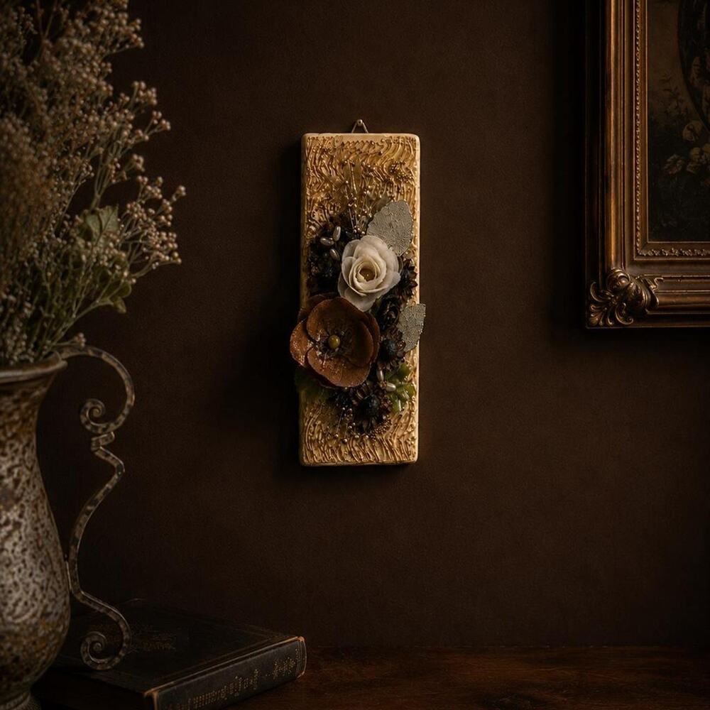 Floral Wall Hanging Botanical Cottage Farmhouse Decor